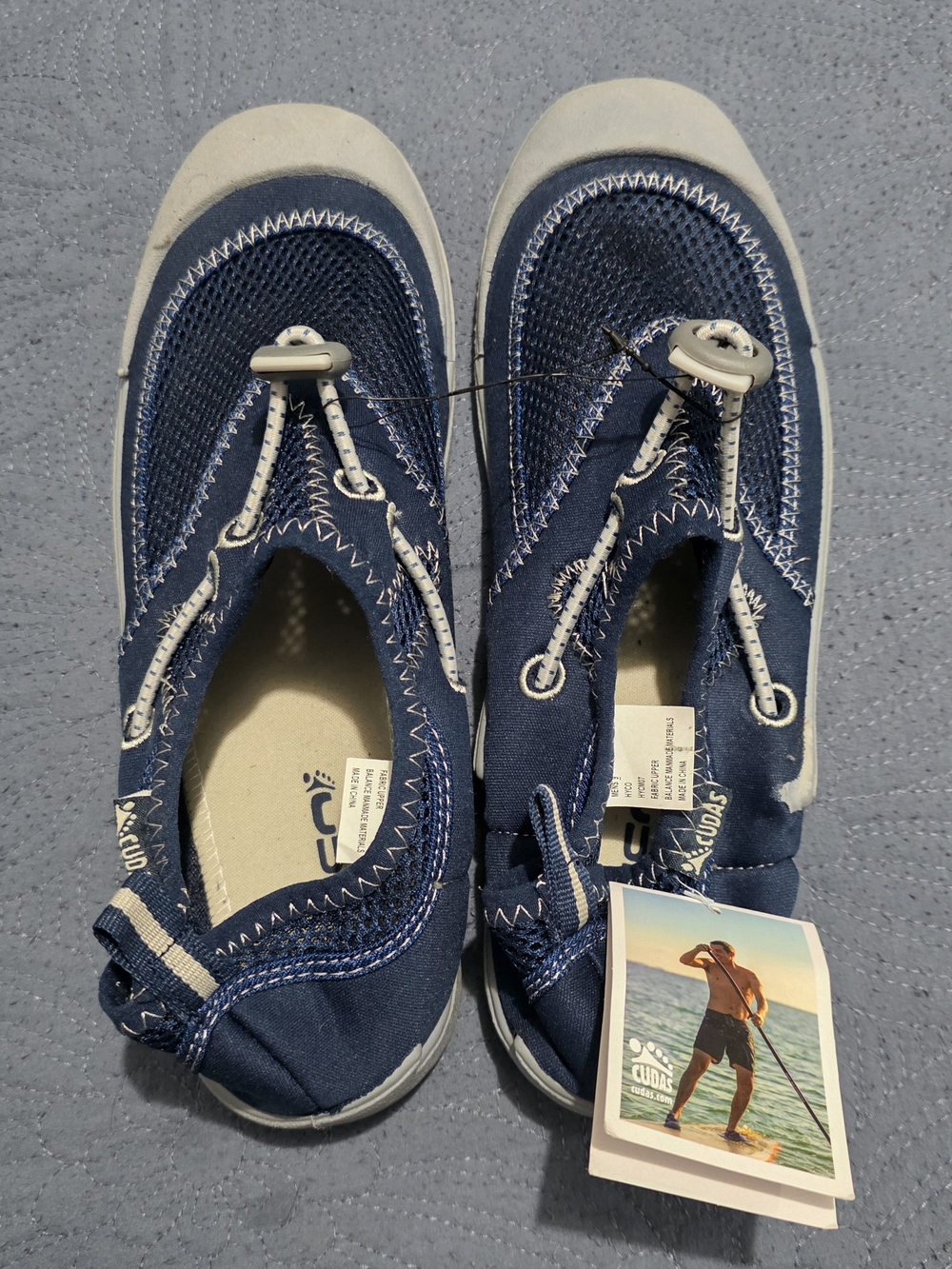 Cudas Men's Navy Water-Ready Slip-On Sandals